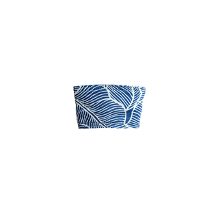 Coffee Cup sleeve-Na Lau Slate Blue Reversible