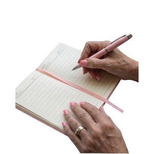 Passport Gift Set – Pink Vegan Leather + Clear Hard Shell Pouch