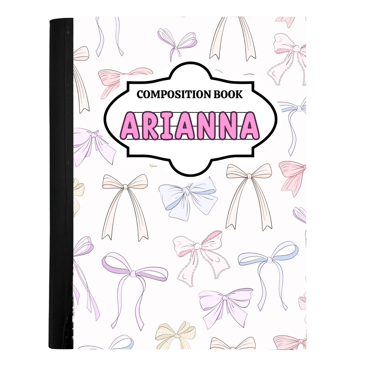 Personalized Travel Journal - Bows