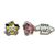 Limited edition-Acrylic Clips 3 Pcs-Kawaii #8