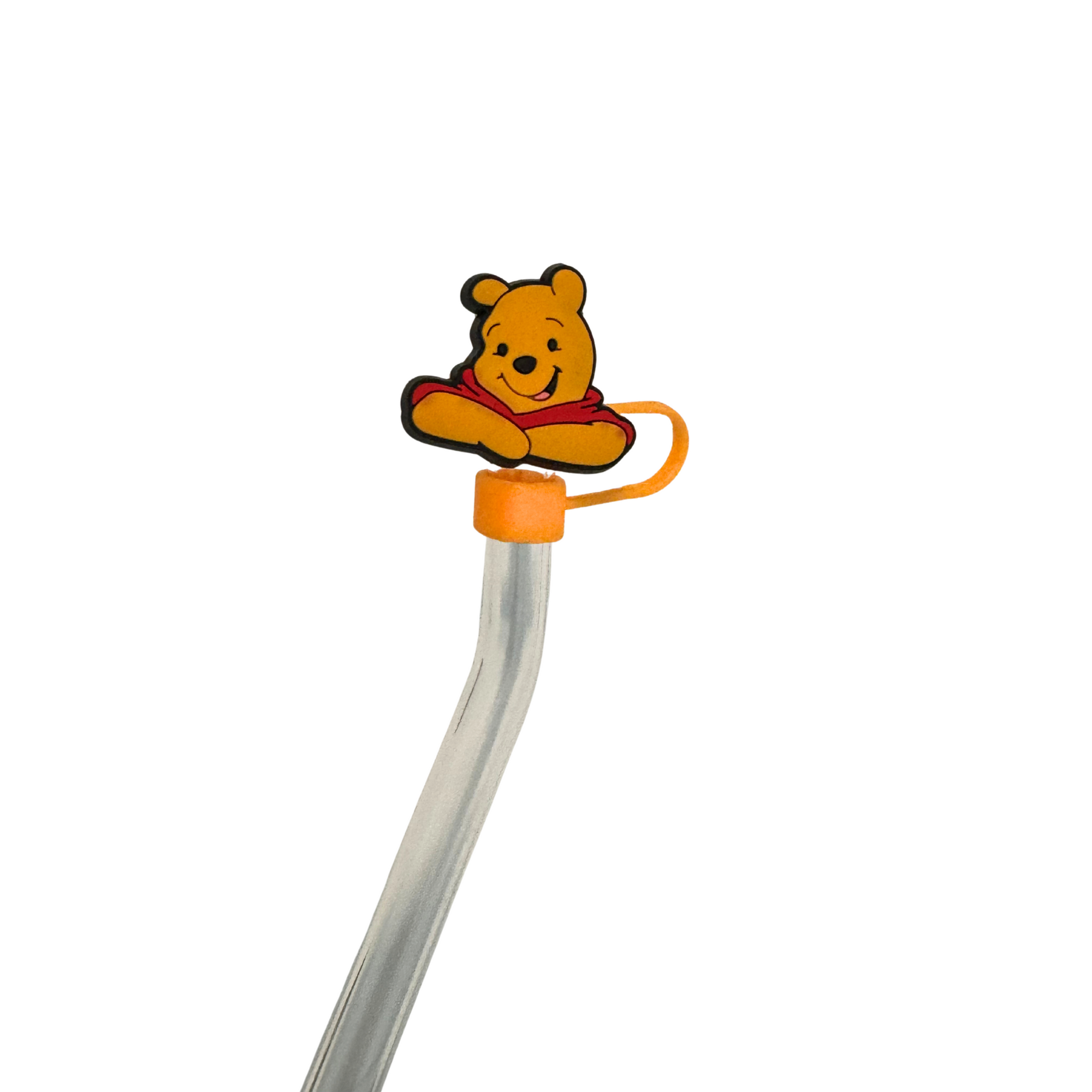 Limited edition-Silicone Straw topper-Orange Poo