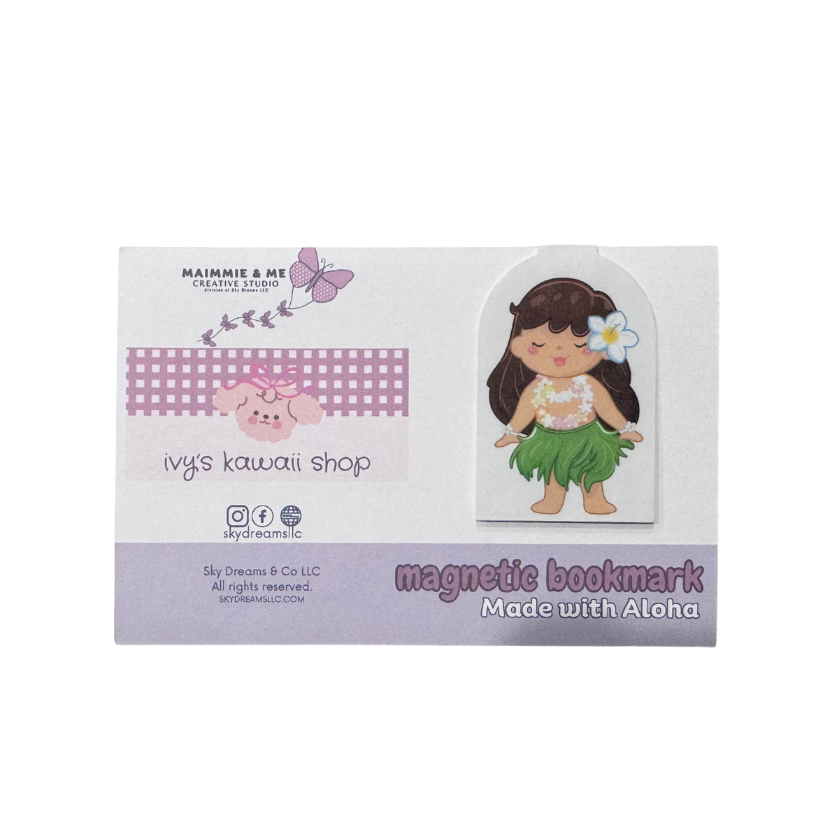 Magnetic bookmark-Aloha Anela