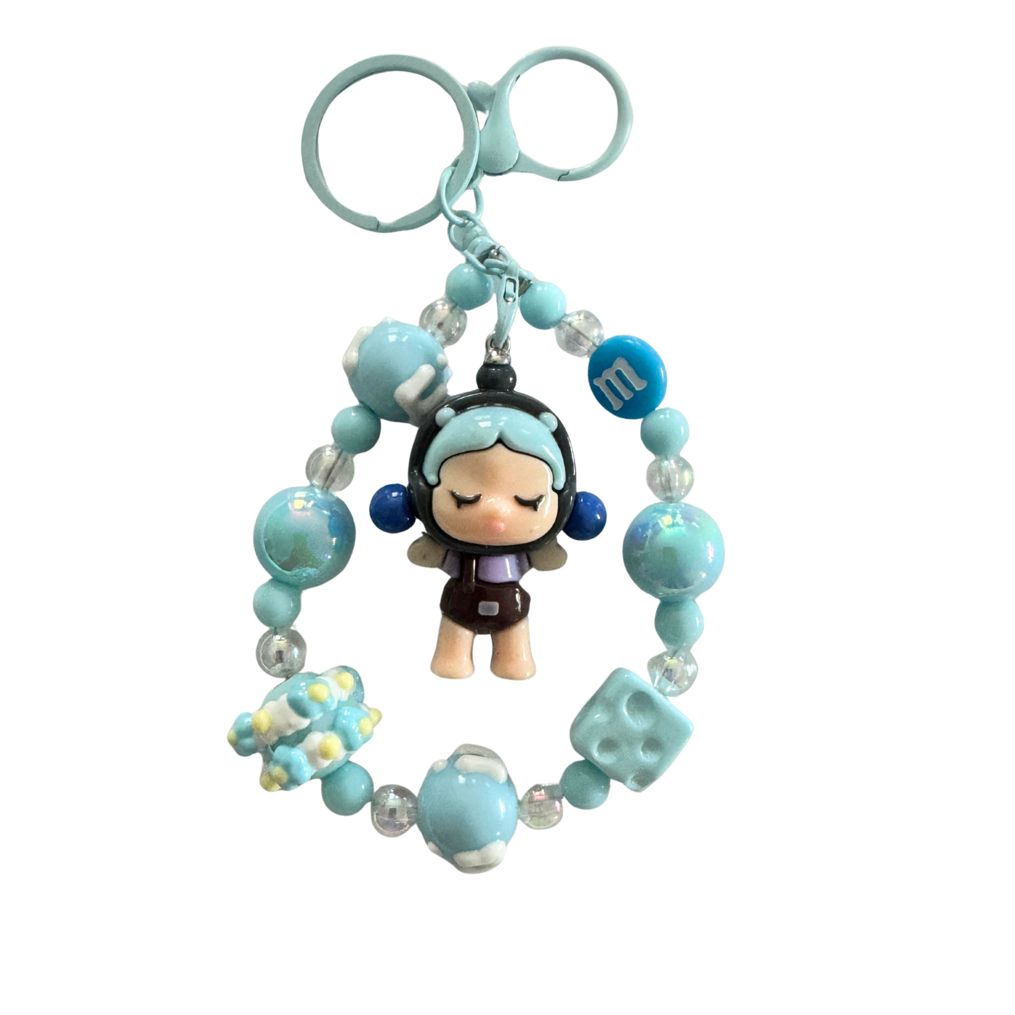 Limited edition-Bag Charm with key ring-Design 9