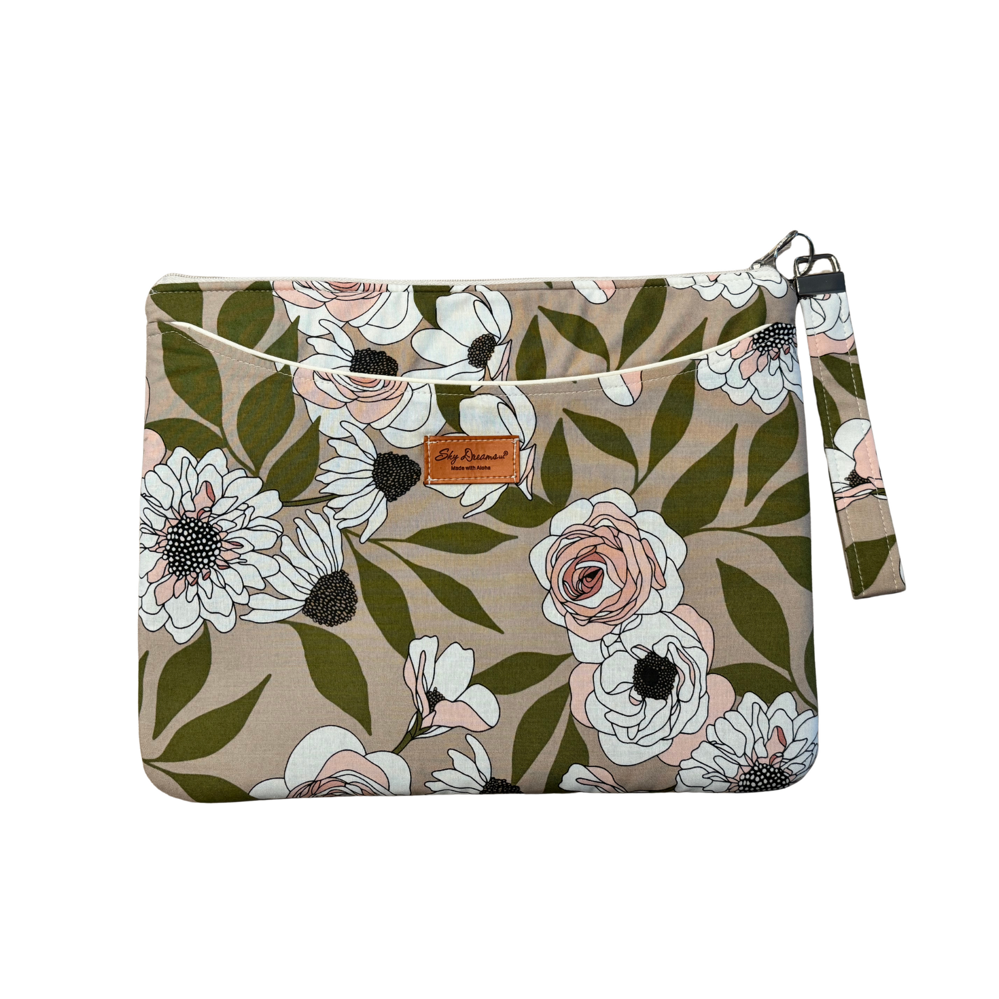 13" laptop zipper sleeve-Botanical Garden