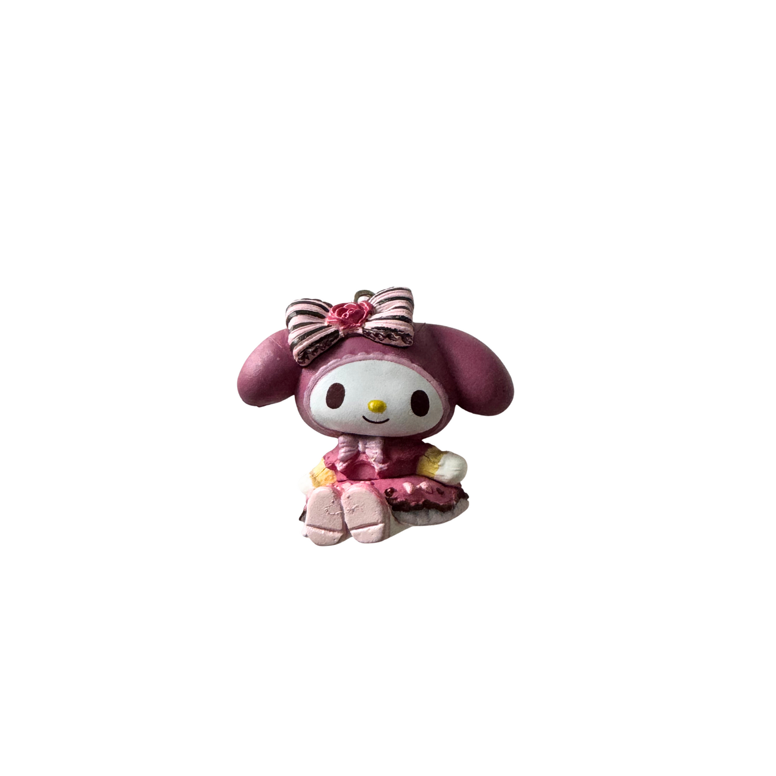 Limited edition-Phone/Key Chain wristlet strap-Macrame white-Design 25