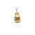 Limited edition-Phone/Key Chain wristlet strap-Macrame white-Design 4