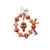 Limited edition-Phone/Key Chain wristlet strap Beads and charms-Design 16