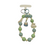 Limited edition-Phone/Key Chain wristlet strap Beads and charms-Design 11