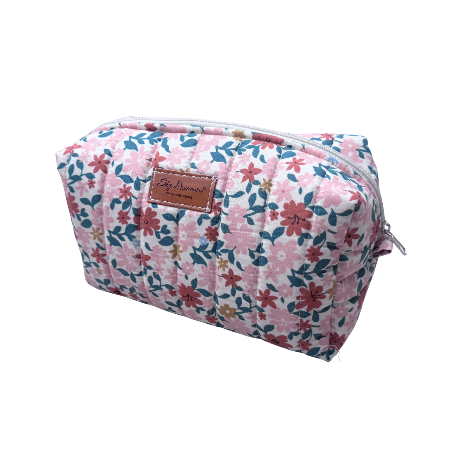 Large jet set cosmetic/toiletry bag-Peach blossom