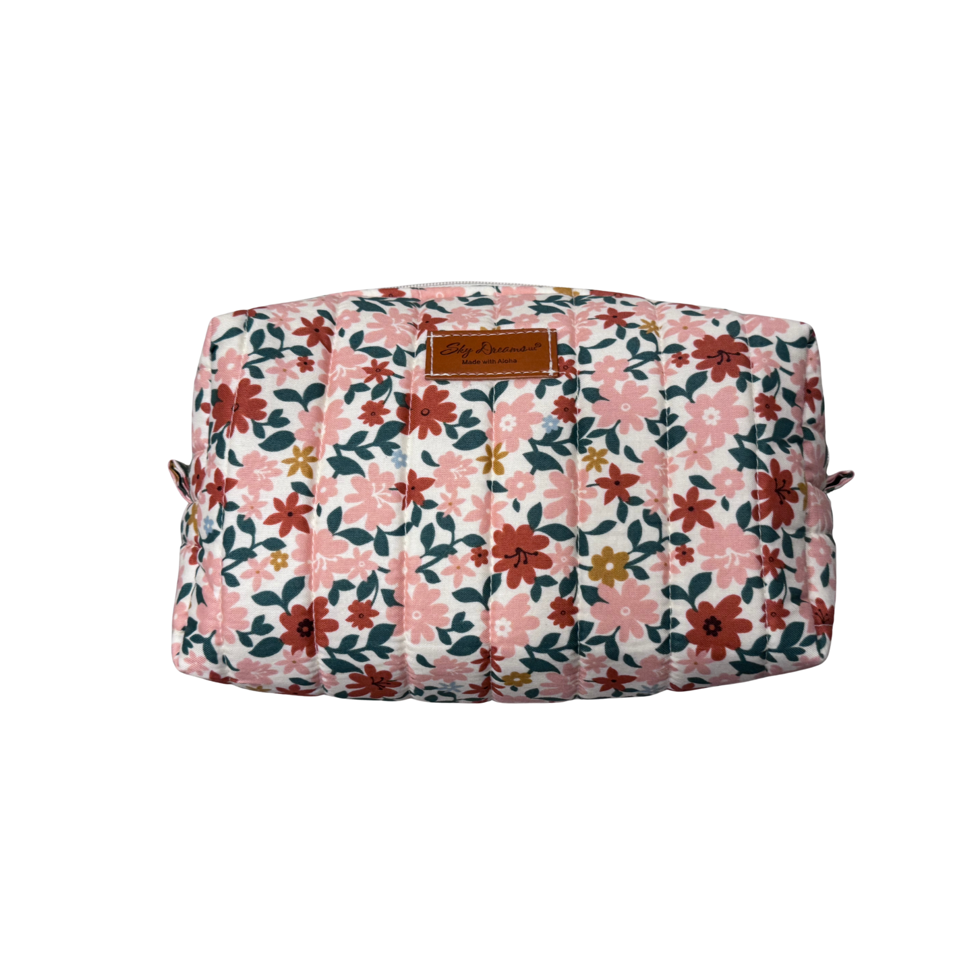 Large jet set cosmetic/toiletry bag-Peach blossom