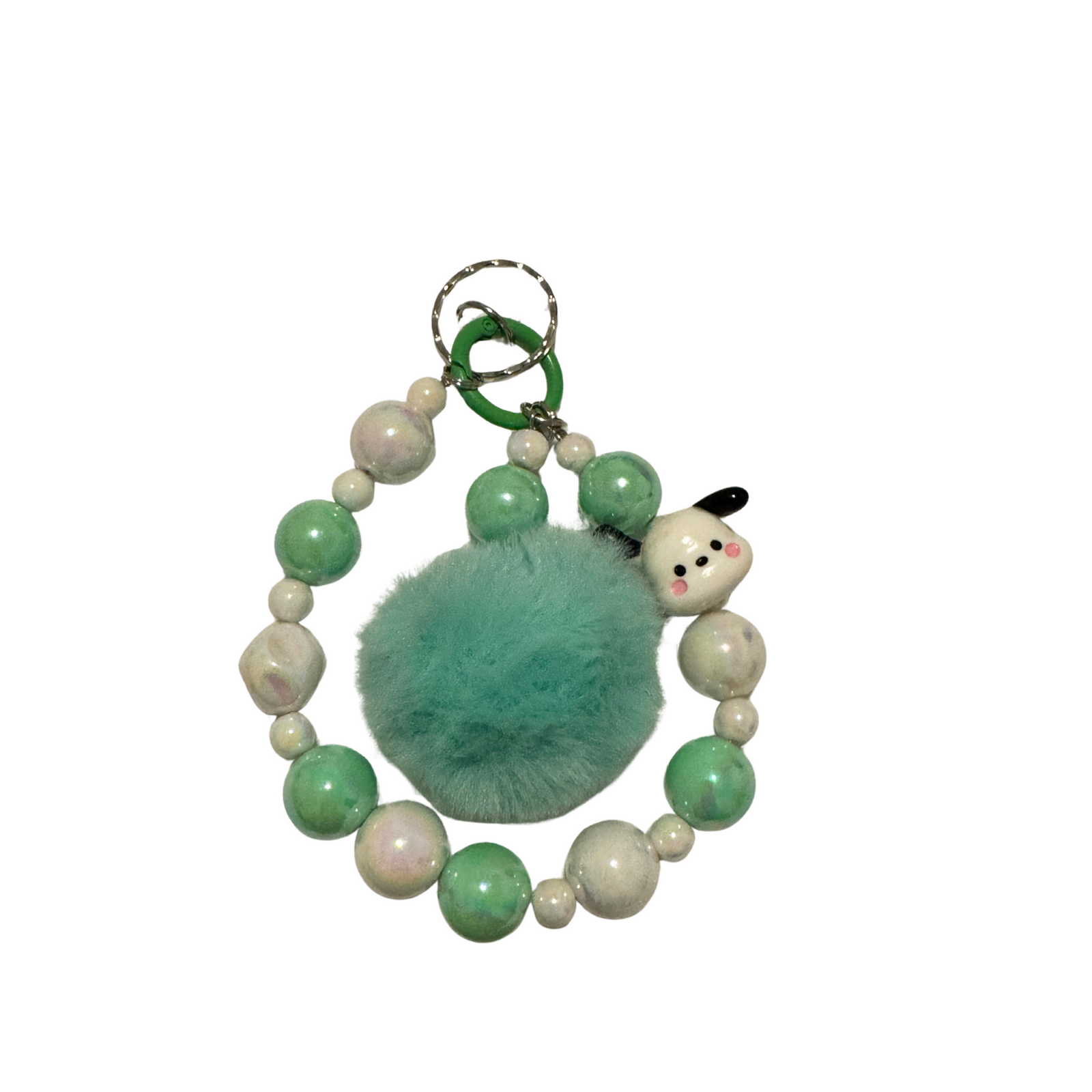 Limited edition-Phone/Key Chain wristlet strap Beads and charms-Design 18