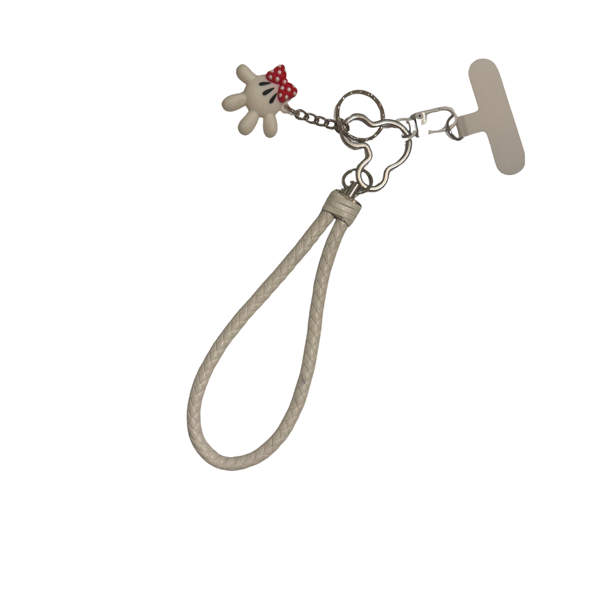 Limited edition-Phone/Key Chain wristlet strap Beads and charms-Design 23