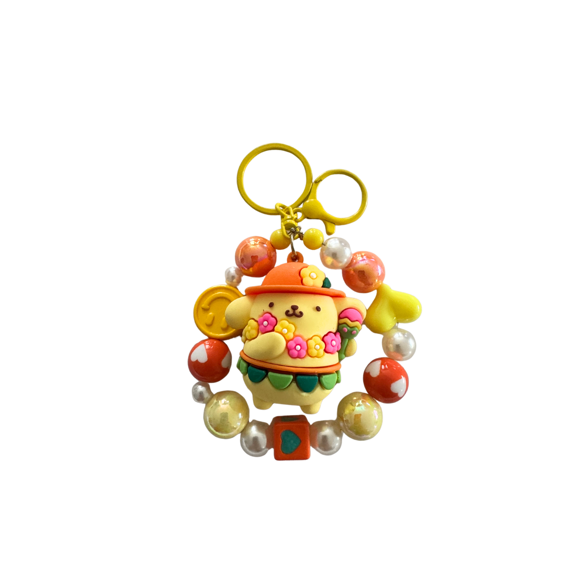 Limited edition-Bag Charm with key ring-Design 16