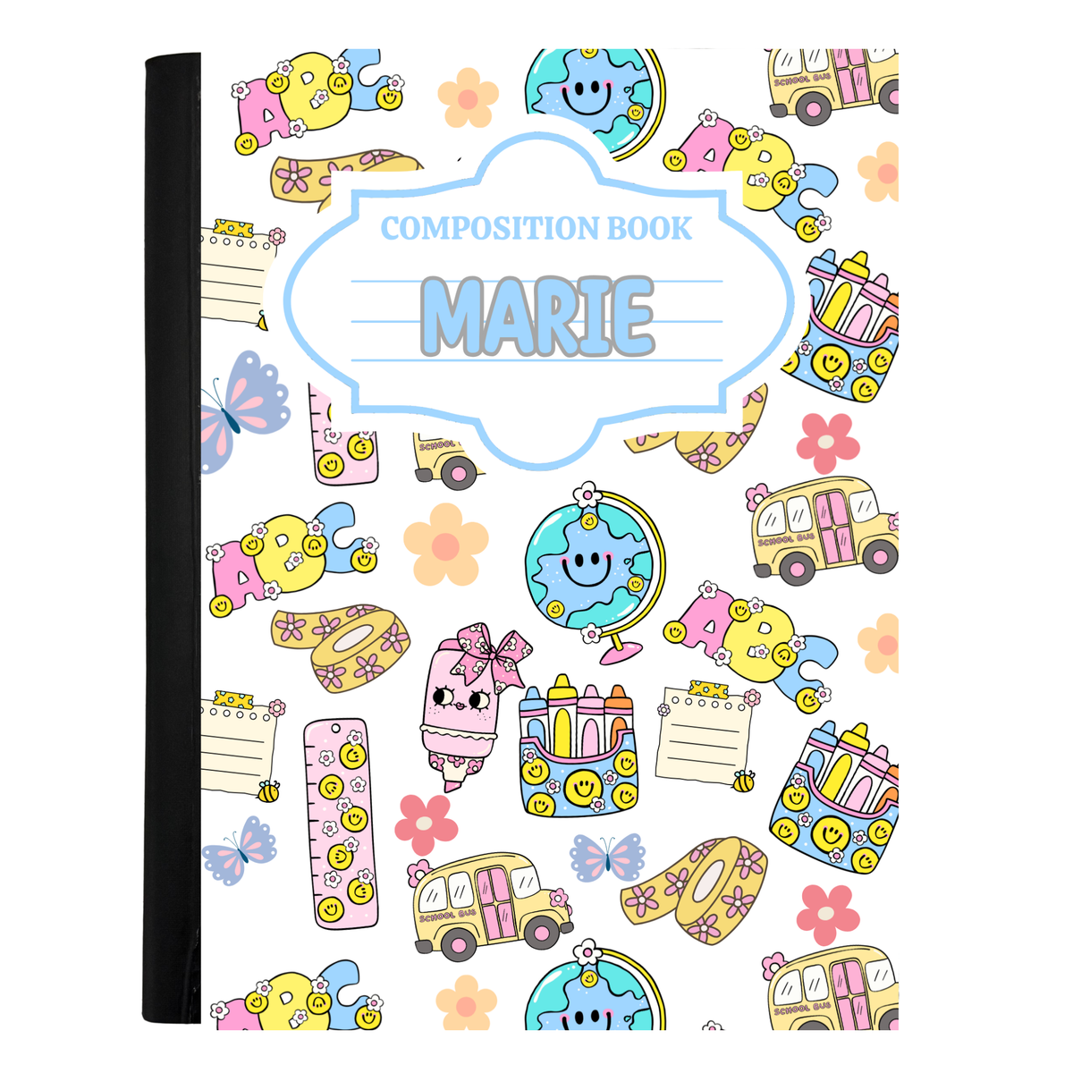 Personalized Travel Journal - School Bus
