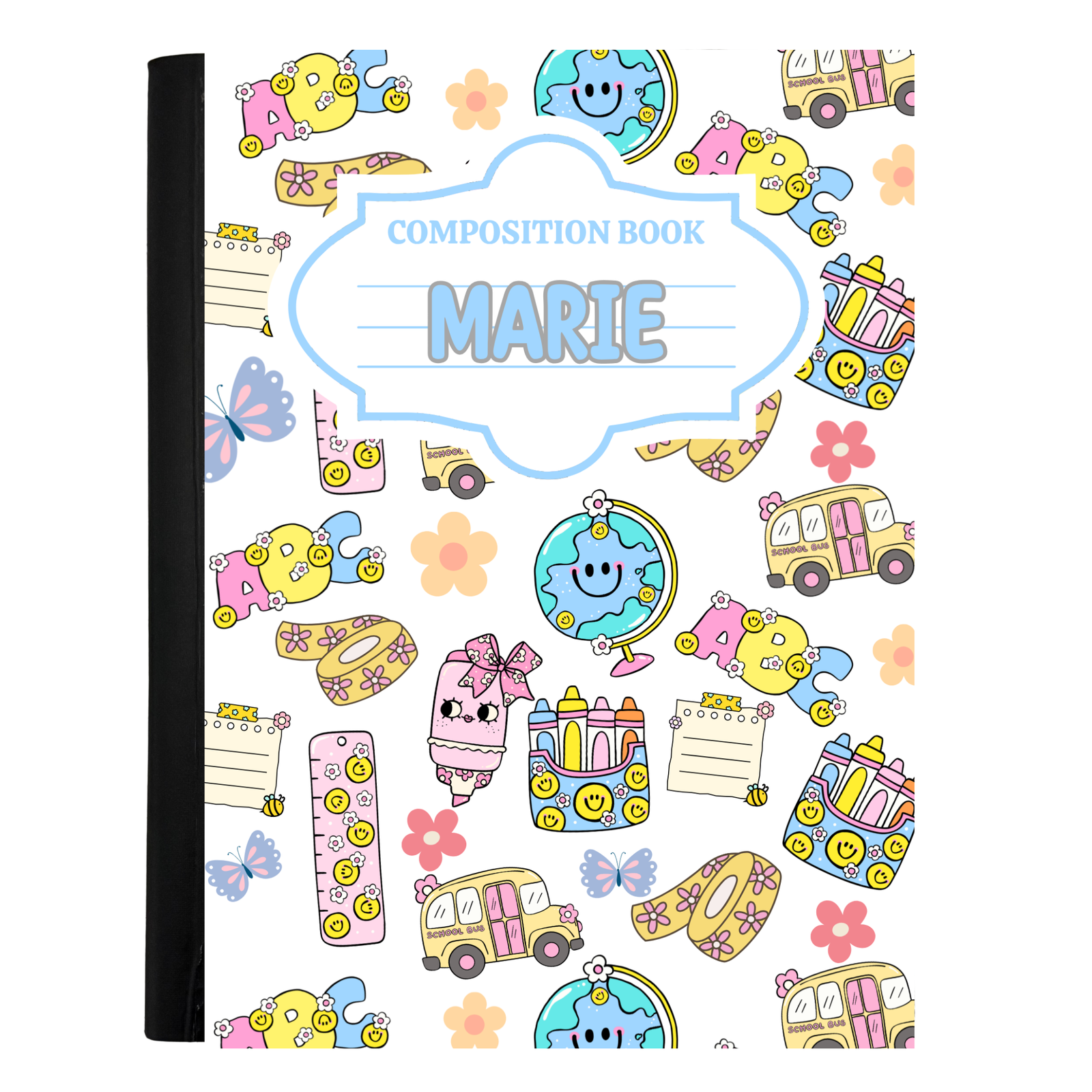 Personalized Travel Journal - School Bus