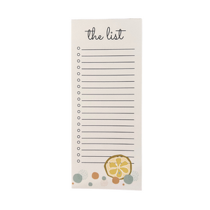 The list magnetic notepad